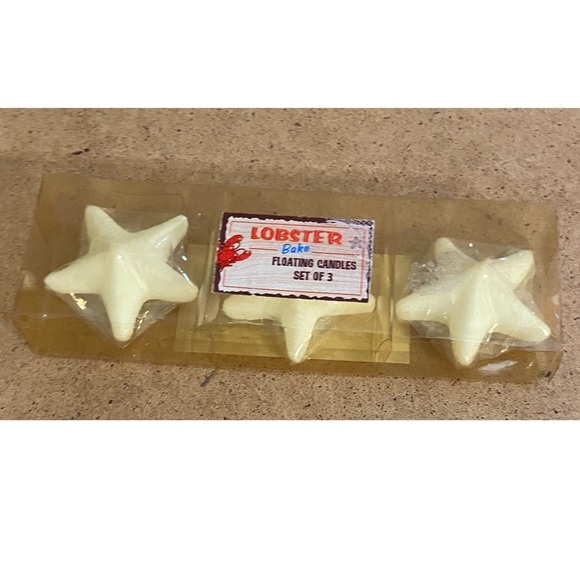 Lobster Bake Other - 🖤 Lobster Bake Star Fish Floating Candles Set